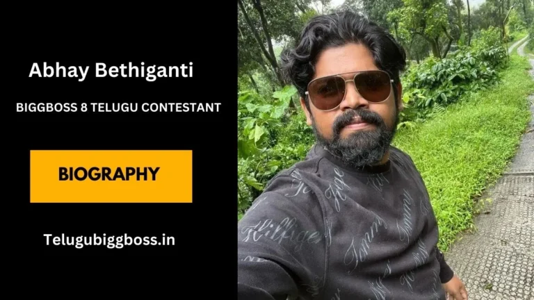 Abhai Naveen Age (Bigg Boss), Wiki, Photos, Biography