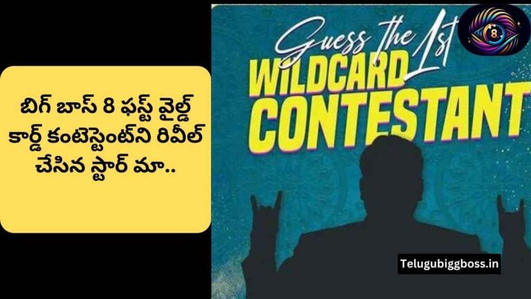 బిగ్ బాస్ 8 తెలుగు: ఫస్ట్ వైల్డ్ కార్డ్ ఎంట్రీ – హౌస్‌లో కొత్త ట్విస్ట్!